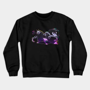 puss in boot wolf-death whistle Crewneck Sweatshirt